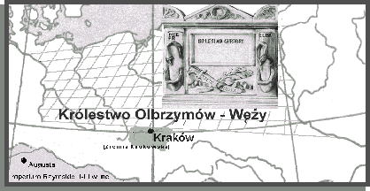 Trumna Bolesława Chrobrego z mapką.